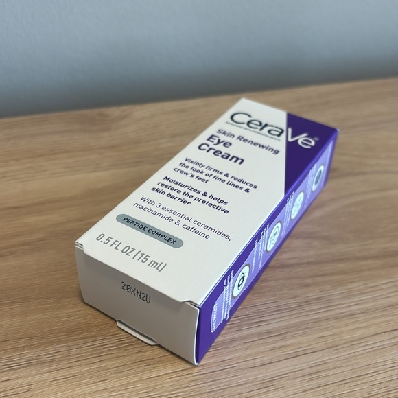 Cerave Anti-Aging Eye Cream for Wrinkles Fragrance Free, 0.5 oz NEW - Picture 5 of 6